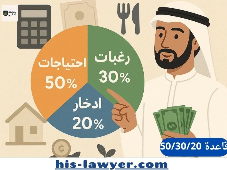 قاعدة 50/30/20: طريقة سهلة لتقسيم دخلك الشهري